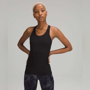 Lululemon Cool Racerback Tank Top Nulu Black Size 8